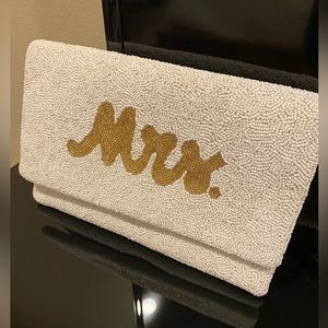 “MRS” beaded purse
